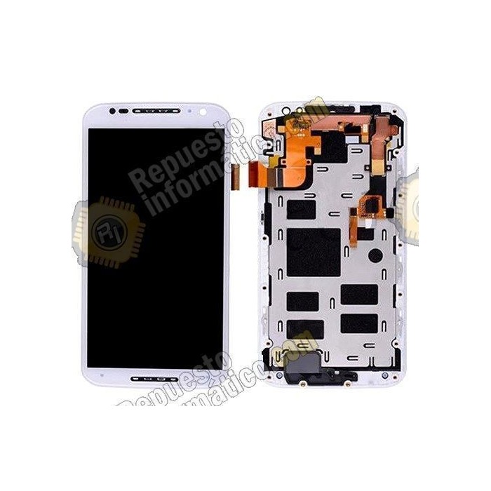 Pantalla blanca (Lcd+tactil) Moto X, 2da Gen, XT1096