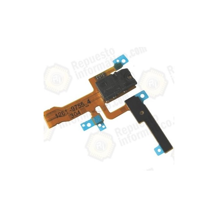 Flex Sensor+Conector Audio Original Sony Xperia ZL C6502, C6503