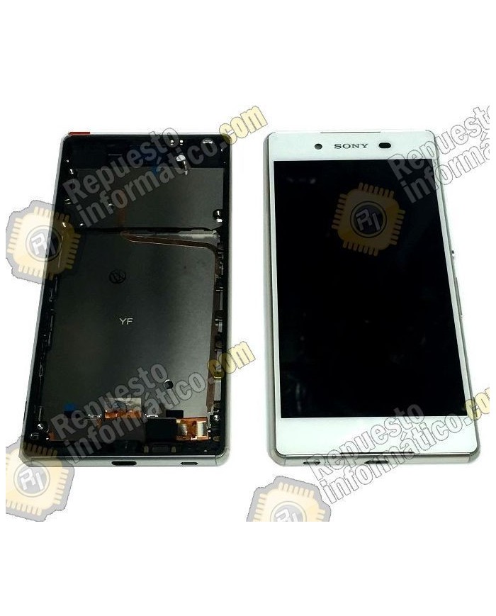 Pantalla (Lcd+Tactil+marco) Blanca Xperia Z4, Z3+  E6553)(Plus)