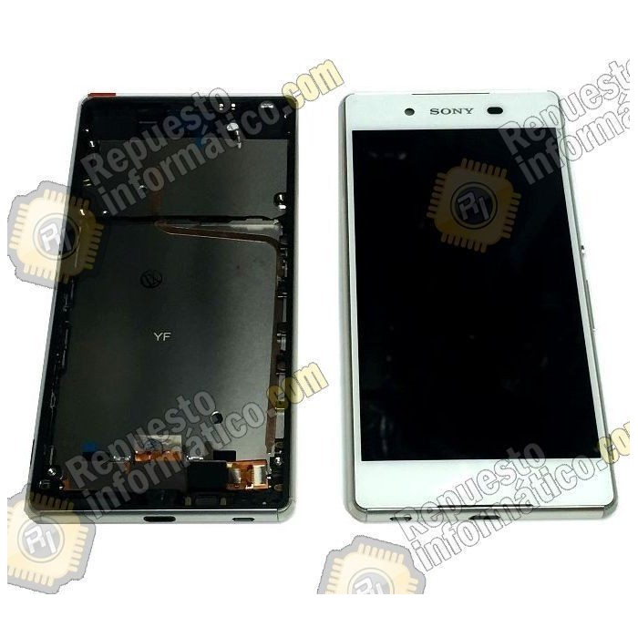 Pantalla (Lcd+Tactil+marco) Blanca Xperia Z4, Z3+  E6553)(Plus)