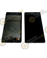 Pantalla (Lcd+Tactil+marco) negra Xperia Z4, Z3+ E6553)(Plus)