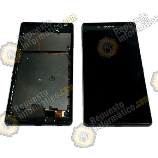 Pantalla (Lcd+Tactil+marco) negra Xperia Z4, Z3+ E6553)(Plus)