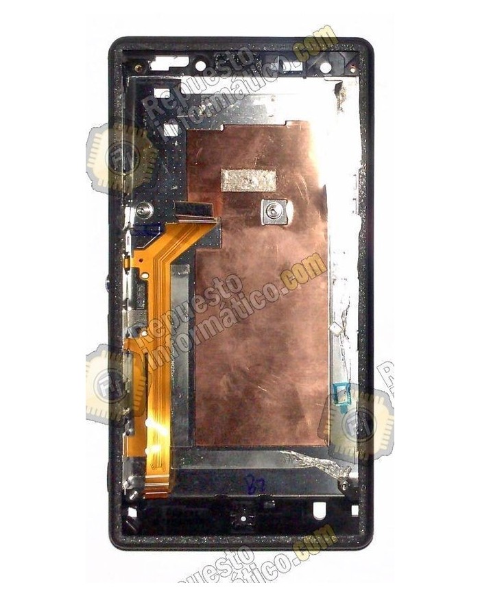 Chasis Xperia M2 Aqua gris sin componentes (Desmontaje)