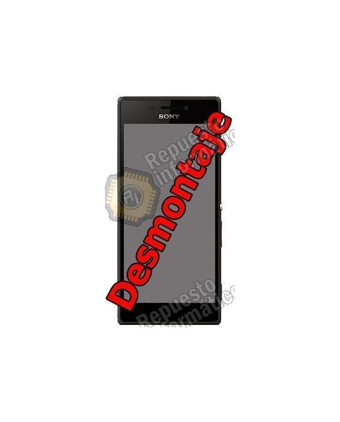 Pantalla (lcd+tactil+marco) XPERIA M2 Aqua (Desmontaje) (NEGRA) 
