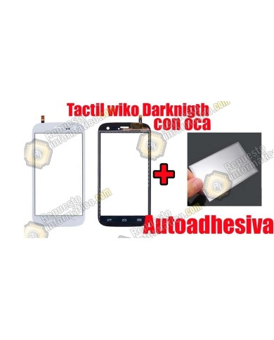 Tactil para Wiko Darknight NEGRO