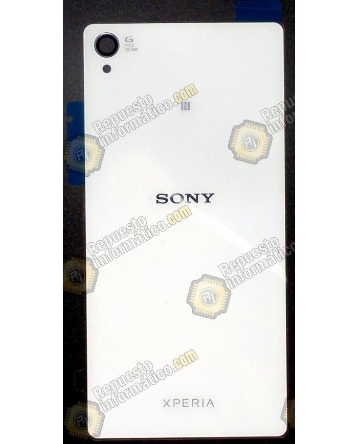 Tapa trasera+ Lente+ NFC Xperia Z3 (Blanca) Swap