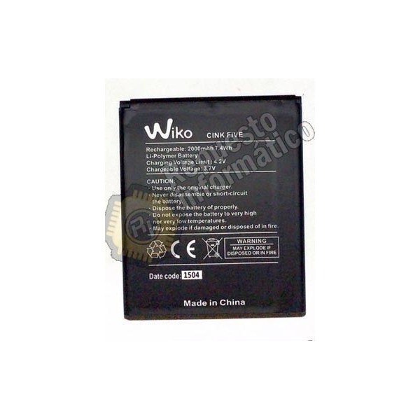 Bateria Original WIKO RAINBOW,CINK FIVE, DARK NiGHT,Bloom, WAX 4G