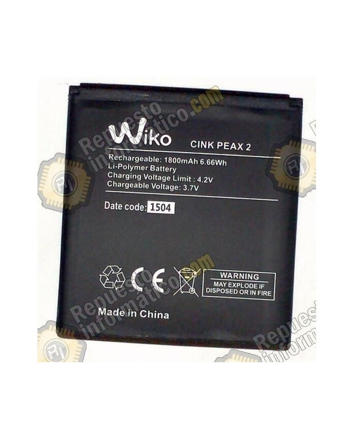 Bateria Original Wiko (CINK PEAX 2) 1800mAh