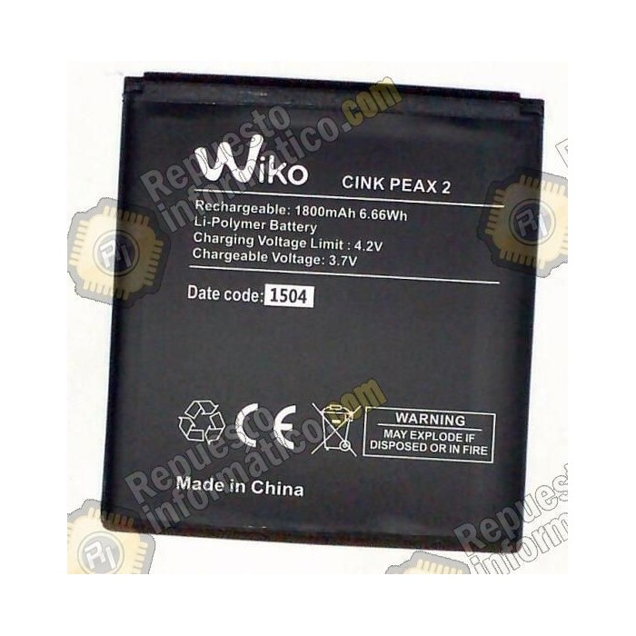 Bateria Original Wiko (CINK PEAX 2) 1800mAh