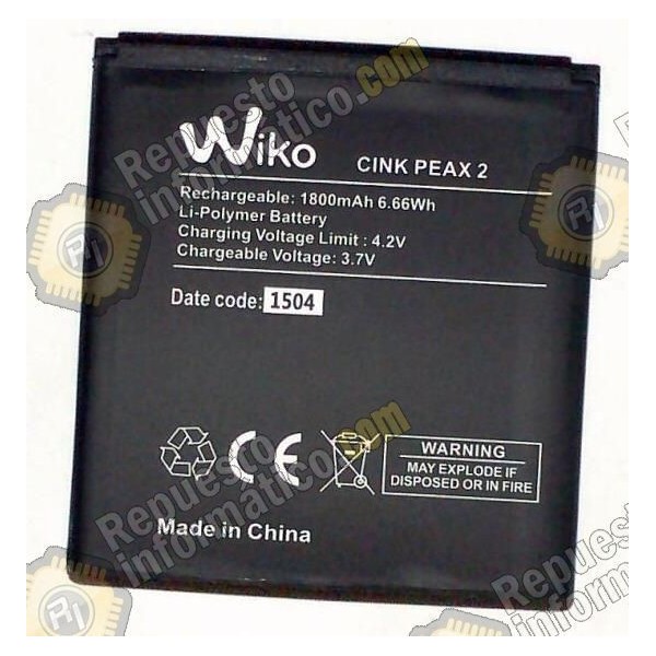 Bateria Original Wiko (CINK PEAX 2) 1800mAh