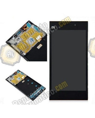Pantalla Completa con Marco Xiaomi Mi 3 Negro