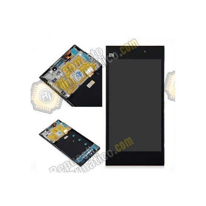 Pantalla Completa con Marco Xiaomi Mi 3 Negro