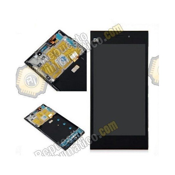 Pantalla Completa con Marco Xiaomi Mi 3 Negro