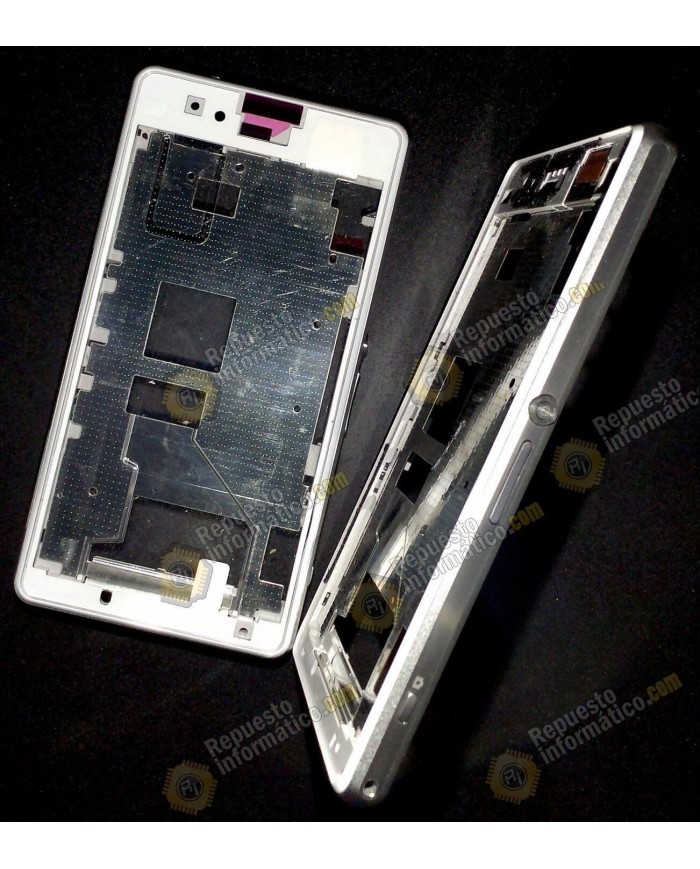 Marco metalico silver Xperia Z3 Compact (Desmontaje)
