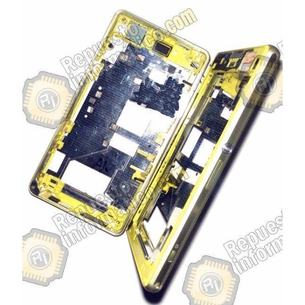 Marco metalico amarillo Xperia Z3 Compact (Desmontaje)