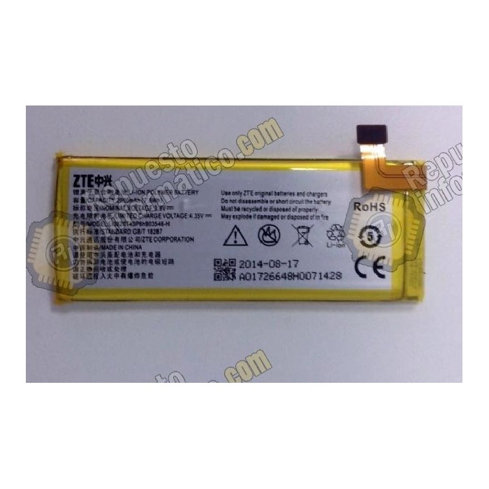 Bateria ZTE Blade Apex 2 Orange Hi 4G