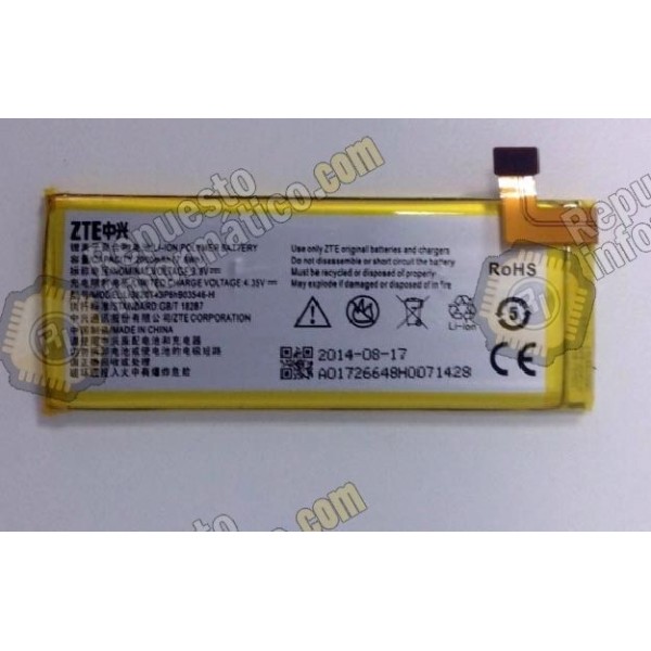 Bateria ZTE Blade Apex 2 Orange Hi 4G