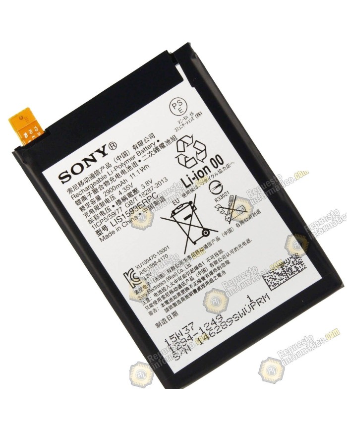 Bateria Xperia Z5 E6603, E6653, Z5 Dual E6633 (LIS1593ERPC) (SWAP)