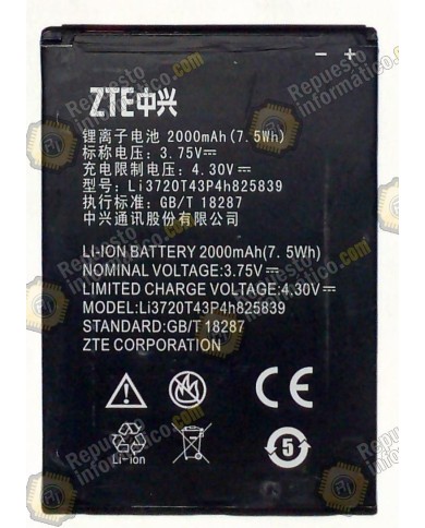 Bateria para ZTE BLADE Q Maxi (orange Reyo) Li3720T43P4h825839
