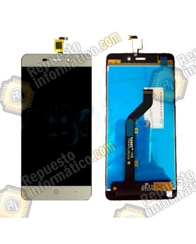 Pantalla (Lcd + Tactil) Dorada ZTE Blade X3, Blade A452