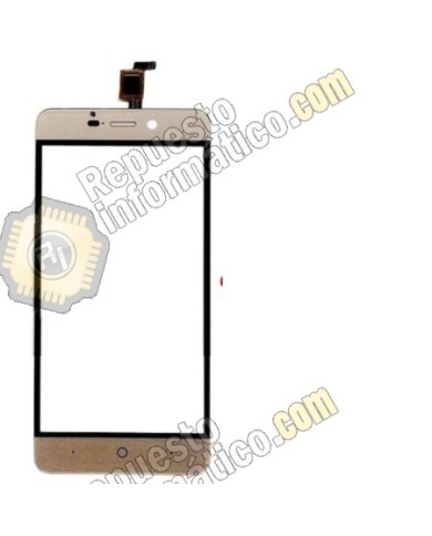 Pantalla Tactil  Dorada  ZTE Blade X3, Blade A452