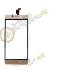 Pantalla Tactil  Dorada  ZTE Blade X3, Blade A452