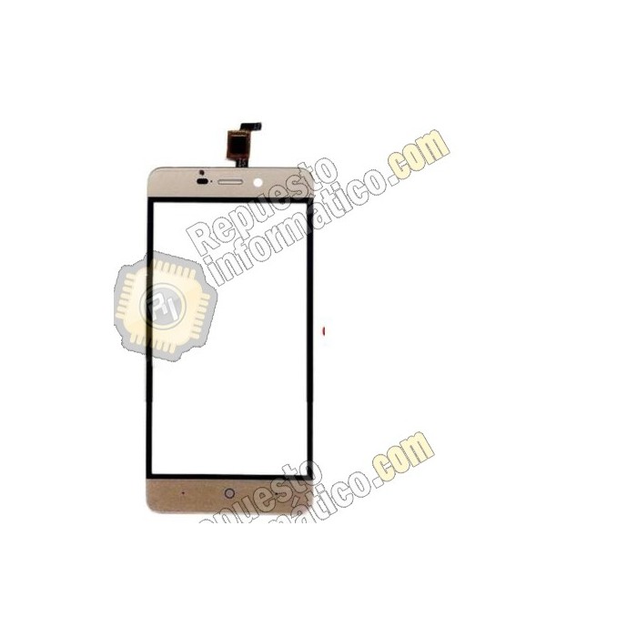Pantalla Tactil  Dorada  ZTE Blade X3, Blade A452