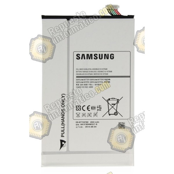 Bateria Galaxy tab S T700/T705 (8.4") (EB-BT705FBE) (NUEVA)
