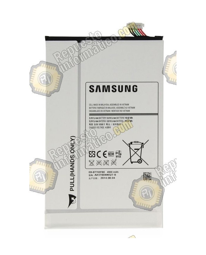 Bateria Galaxy tab S T700/T705 (8.4") (EB-BT705FBE) (SWAP)