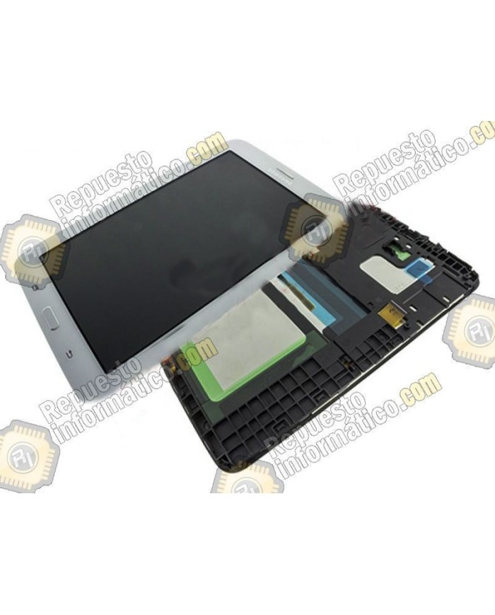 Pantalla (Lcd+tactil+marco) Galaxy Tab 3 Lite V.E, T116 blanca
