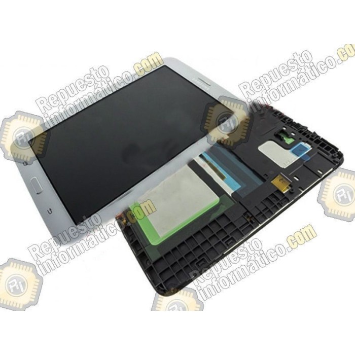 Pantalla (Lcd+tactil+marco) Galaxy Tab 3 Lite V.E, T116 blanca