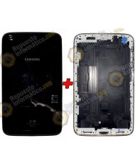 Tapa trasera +Bisel (marco) GALAXY Tab 3 / T310 Negro