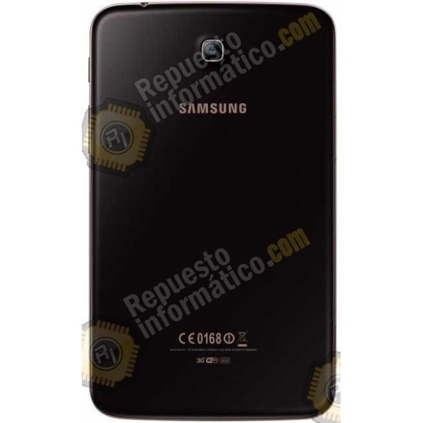 Tapa trasera +Bisel (marco) GALAXY Tab 3 / T310 marron y dorado